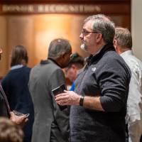 faculty discussing